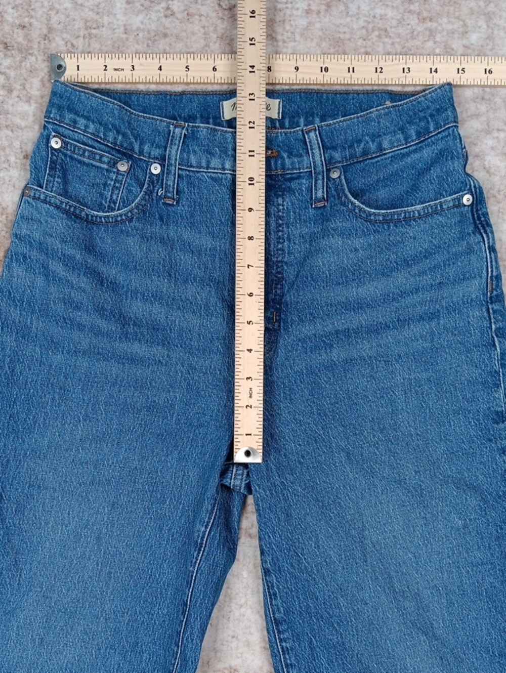 Madewell The Perfect Vintage Wide Leg Crop Jeans Womens Size - Picture 4 of 10
